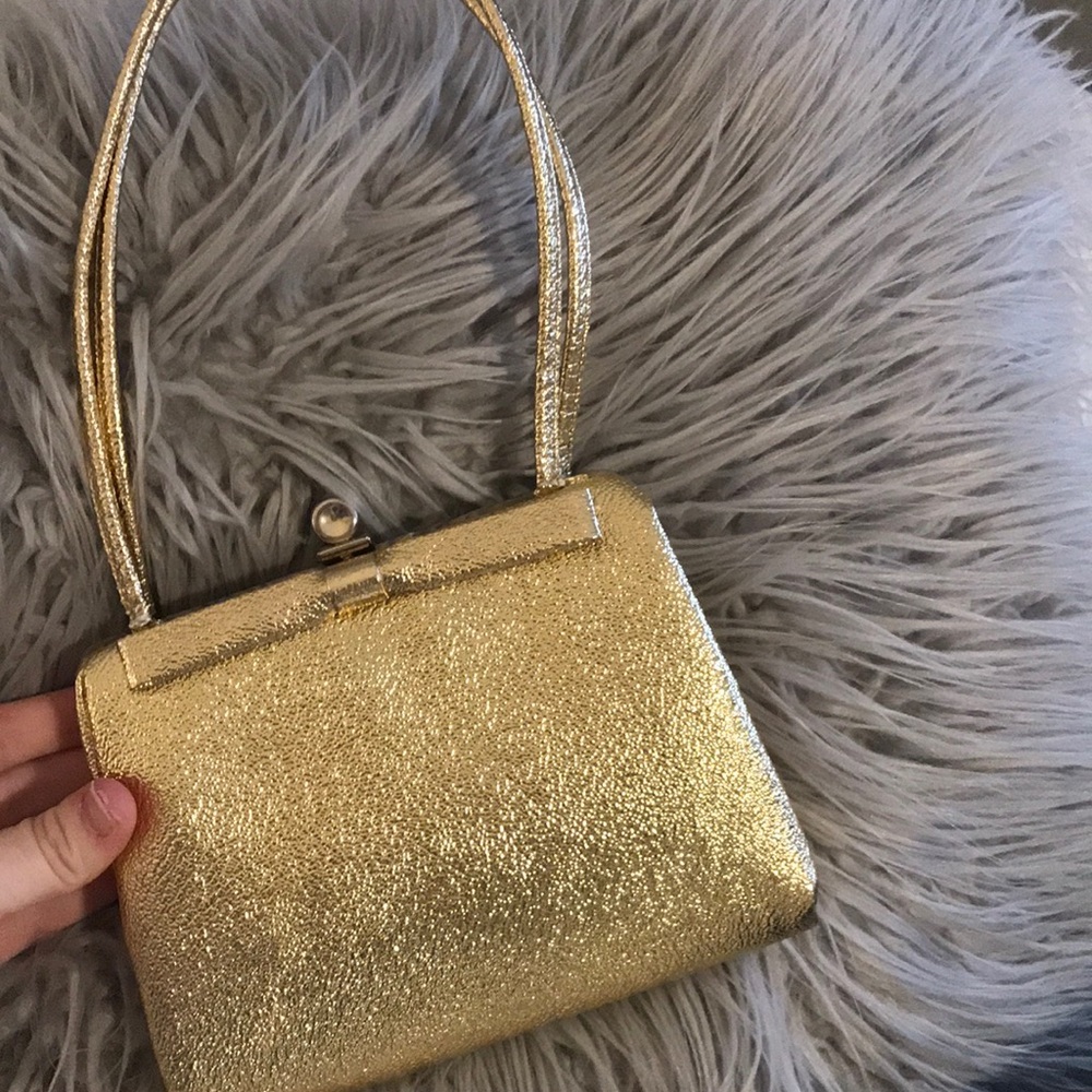 Gold clutch